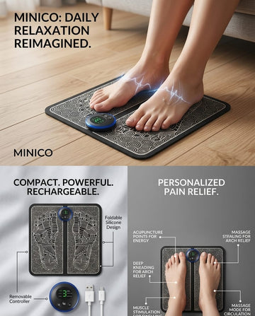 Smart Pulse Foot Massager & Pain Relief Mat